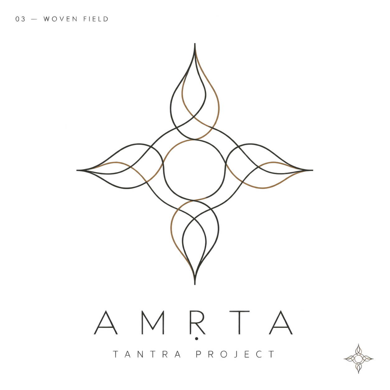 Amṛta Tantra Project, interwoven four-pointed emblem and wordmark